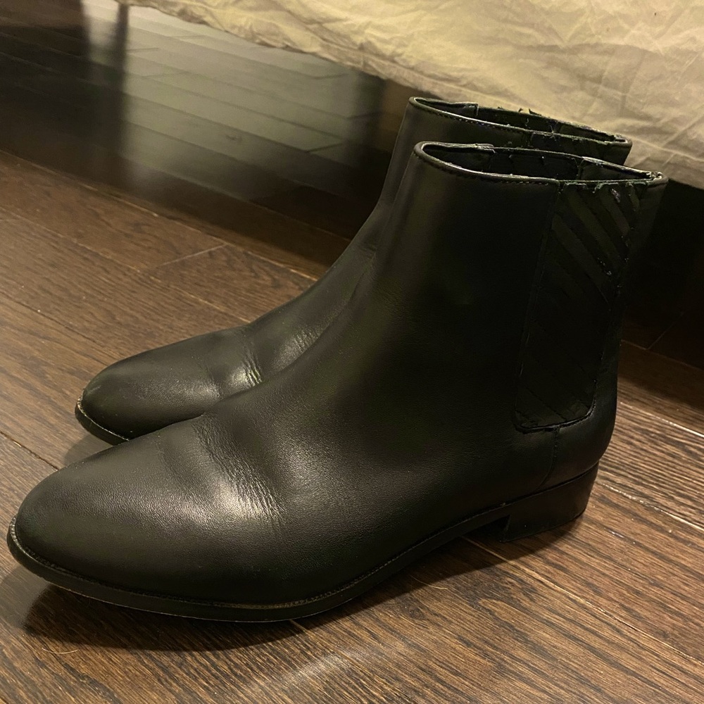 Black ankle boots